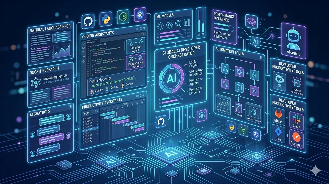 10 AI Tools Every Developer Should Know in 2026 for coding assistants, AI agents, testing, DevOps, and software development