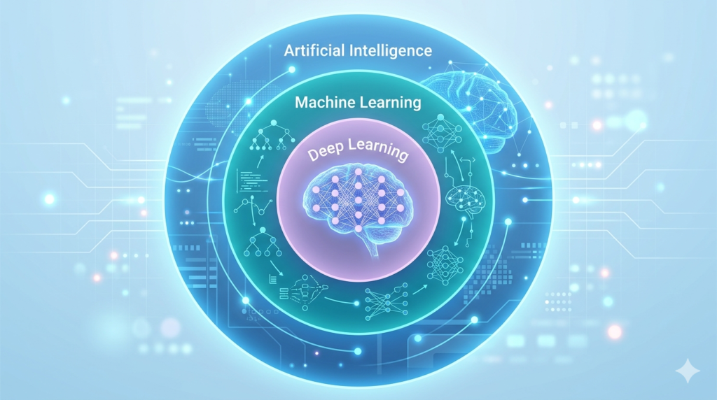 AI vs Machine Learning vs Deep Image
