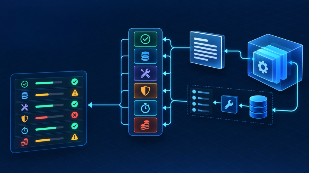 LLM evaluation pipeline testing AI agent responses, retrieval, tool use, safety, latency, and cost.